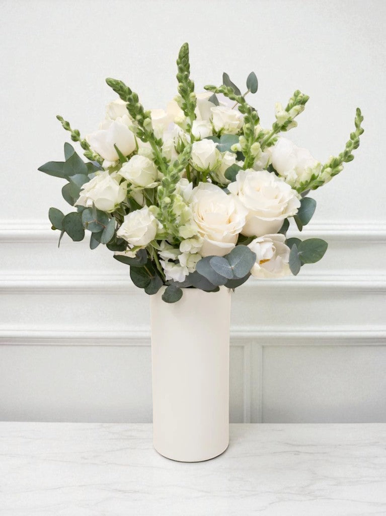 Alabaster Flower Arrangement