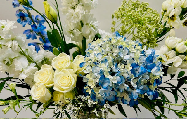 Blue & White Garden Blooms